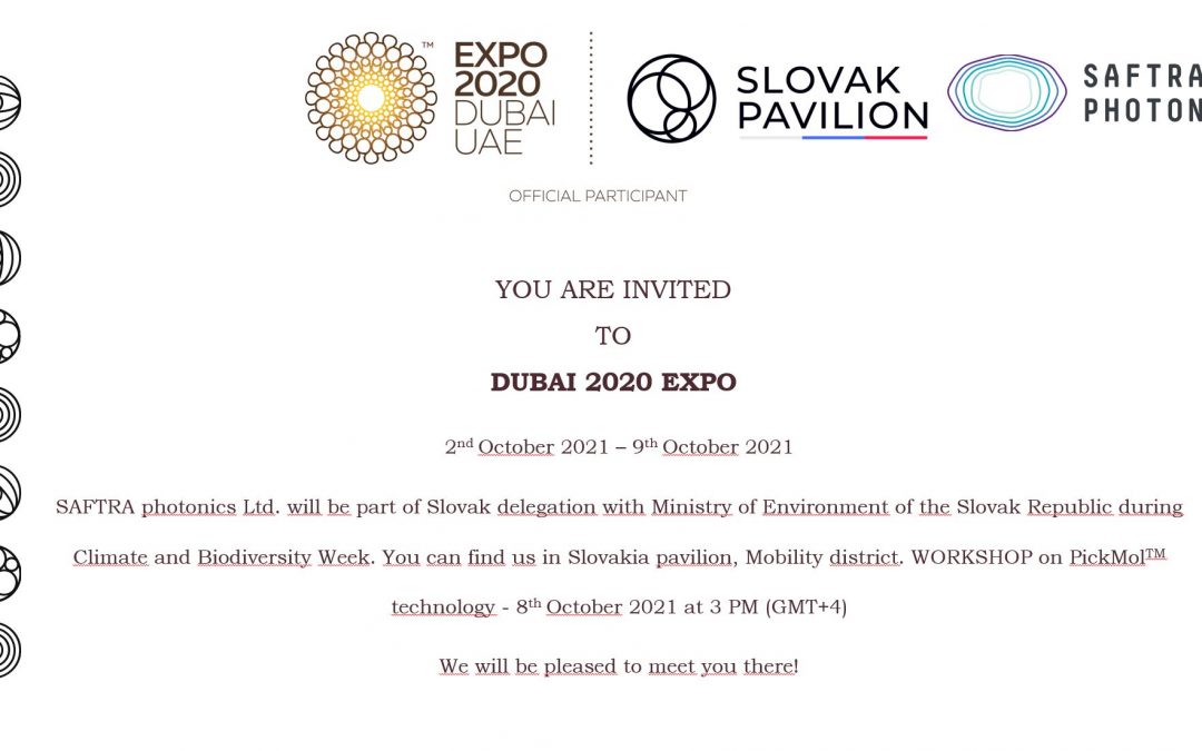 Saftra Photonics is going to exhibit at the DUBAI 2020 EXPO